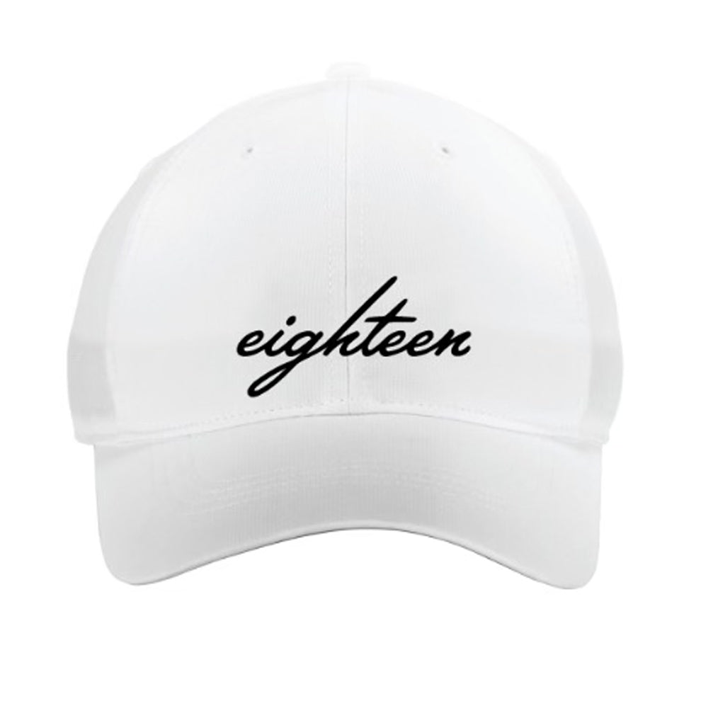 Script Eighteen Nike Dri-Fit Hat - White