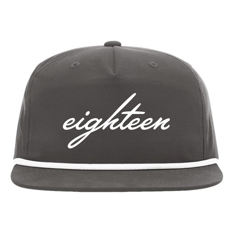 Script Eighteen Richardson Snap Back Hat - Gray