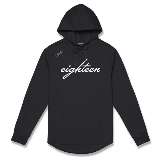 Legends Script Eighteen Tech Hoodie - Black