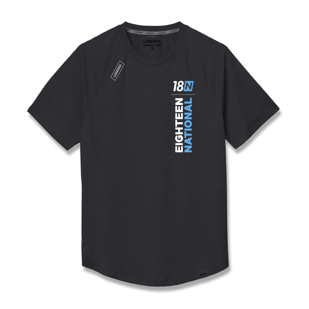 Men's Legends Eighteen National Short Sleeve Shirt - Black