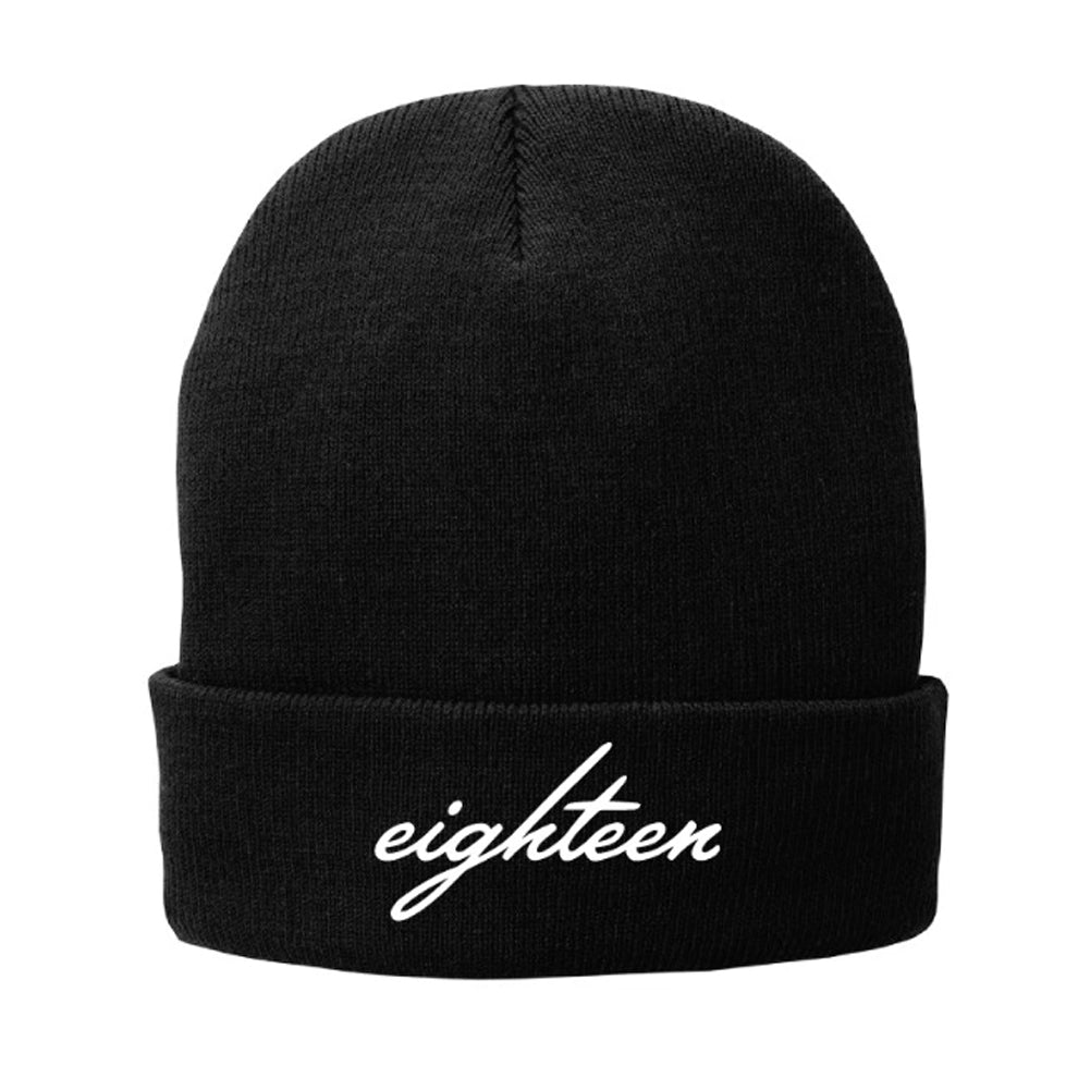 Script Eighteen Winter Hat - Black