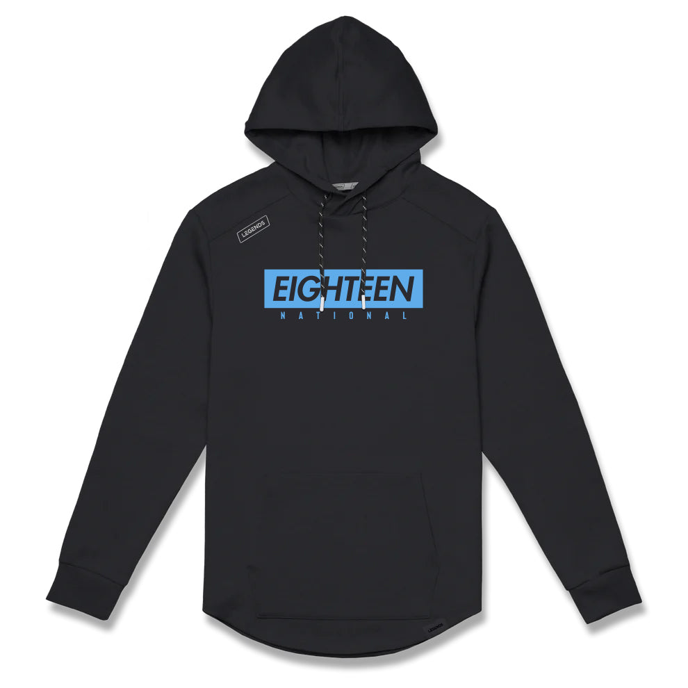 Legends Eighteen National Box Logo Hoodie - Black