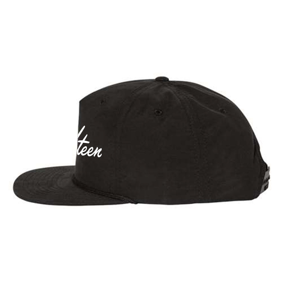 Script Eighteen Richardson Snap Back Hat - Black