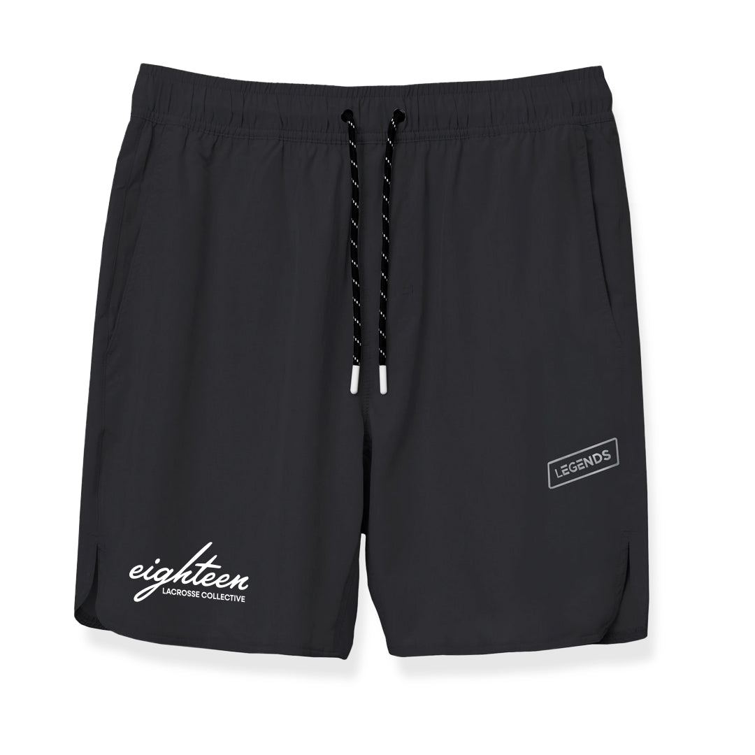 𝗣𝗿𝗲𝗺𝗶𝘂𝗺 Legends Luka Short Black - Eighteen Lacrosse Collective
