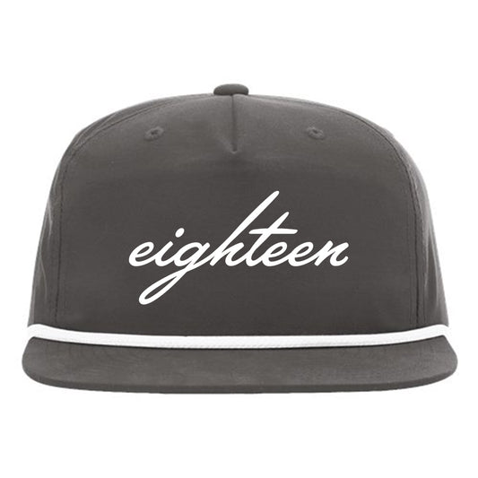 Script Eighteen Richardson Snap Back Hat - Gray