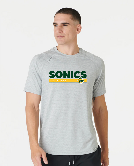 𝗣𝗿𝗲𝗺𝗶𝘂𝗺 Legends Enzo Gray SS Tee - Sonics Lacrosse Club