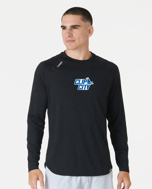 𝗣𝗿𝗲𝗺𝗶𝘂𝗺 Legends Enzo Black LS Tee - Clippers Blackout