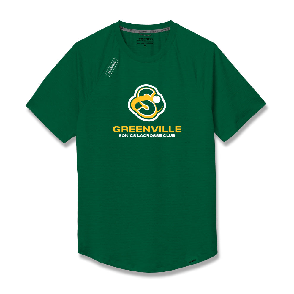 Legends Sonics Greenville Tech Short Sleeve Shirt - Green