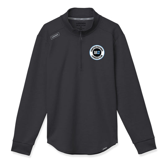 𝗡𝗘𝗪 Men's Legends Eighteen National Quarter Zip - Black