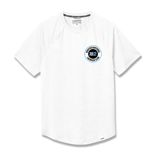 𝗡𝗘𝗪 Men's Legends Eighteen National Short Sleeve Shirt - White