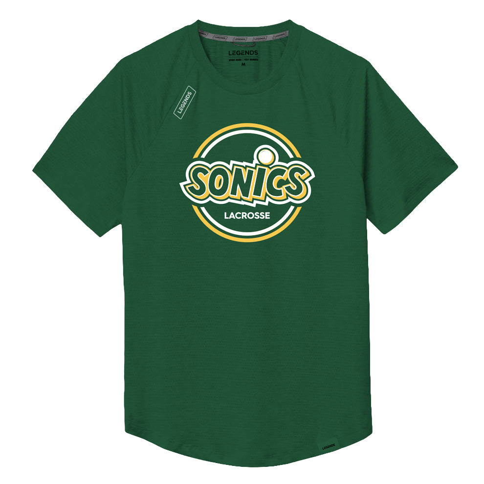 Legends Sonics Circle Tech Short Sleeve Shirt - Green
