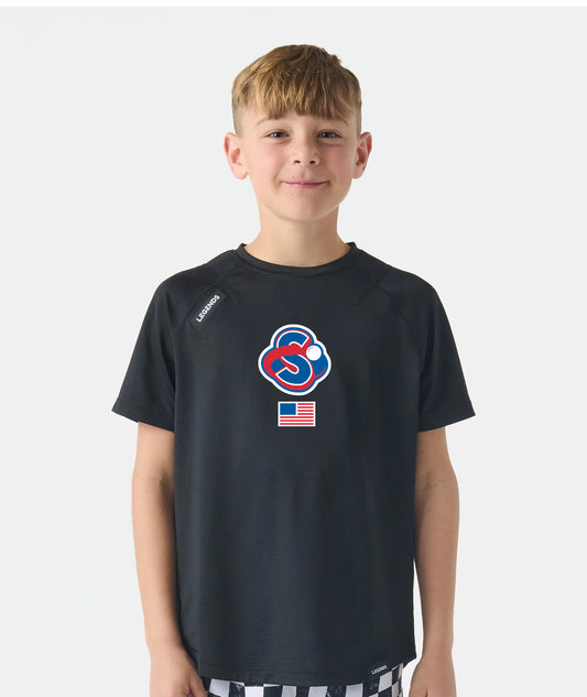 𝗣𝗿𝗲𝗺𝗶𝘂𝗺 Youth Legends Enzo Black SS Tee - Sonics USA