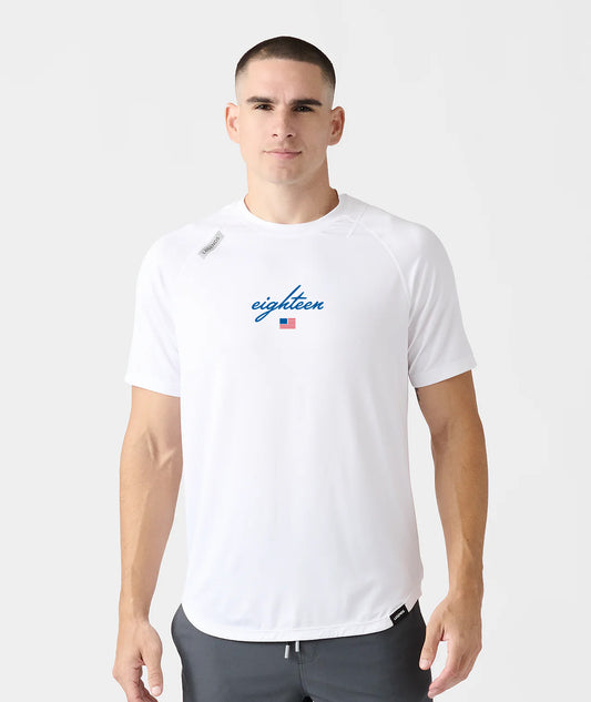 𝗣𝗿𝗲𝗺𝗶𝘂𝗺 Legends Enzo White SS Tee - Team Eighteen USA