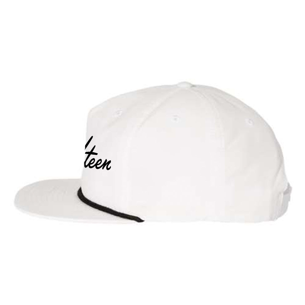 Script Eighteen Richardson Snap Back Hat - White