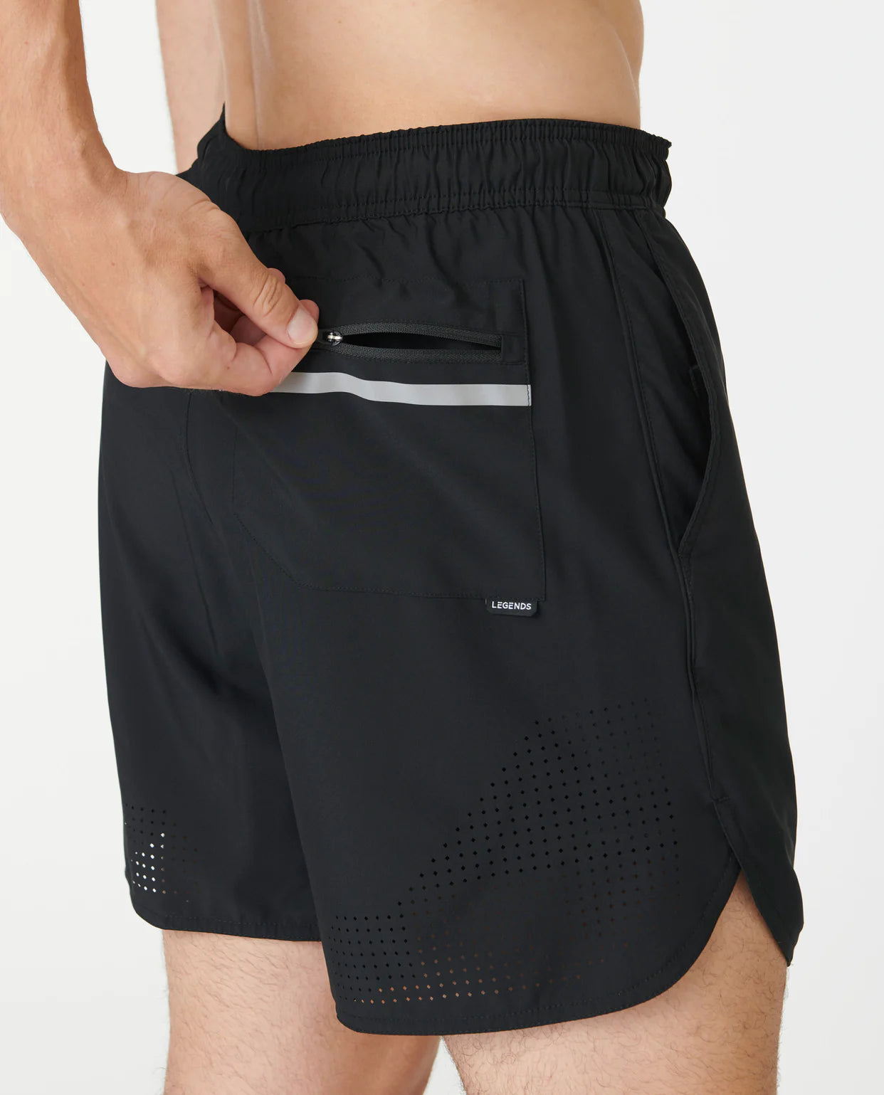 𝗣𝗿𝗲𝗺𝗶𝘂𝗺 Legends Luka Short Black - Eighteen Lacrosse Collective